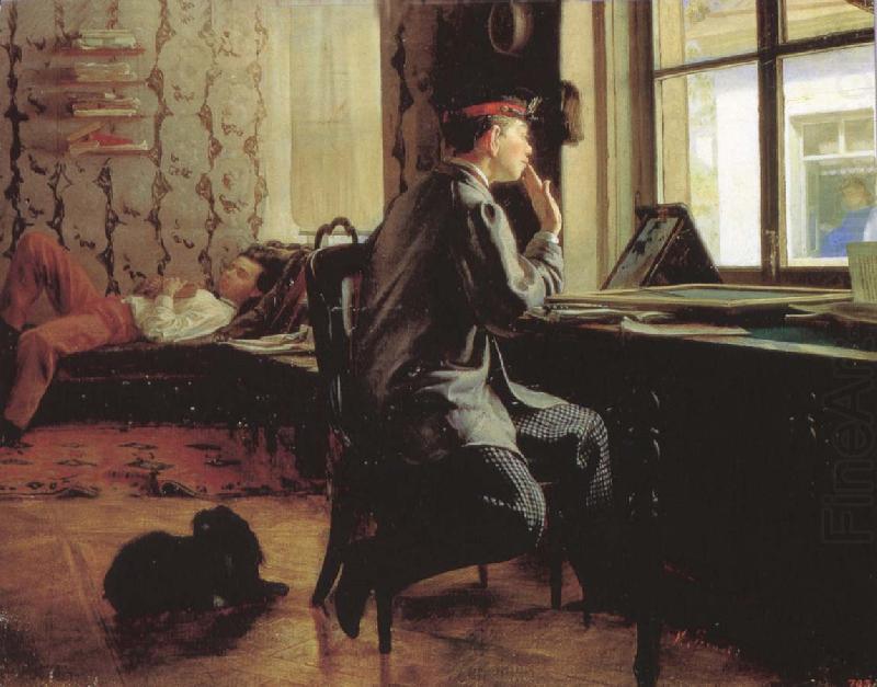 Prepare of Exam, Ilya Repin